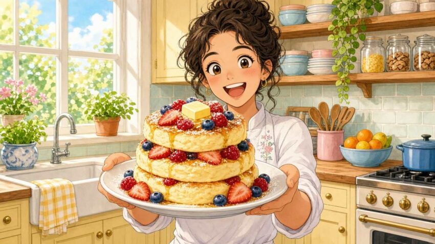 Jiggly Pancakes That Steal the Whole Morning